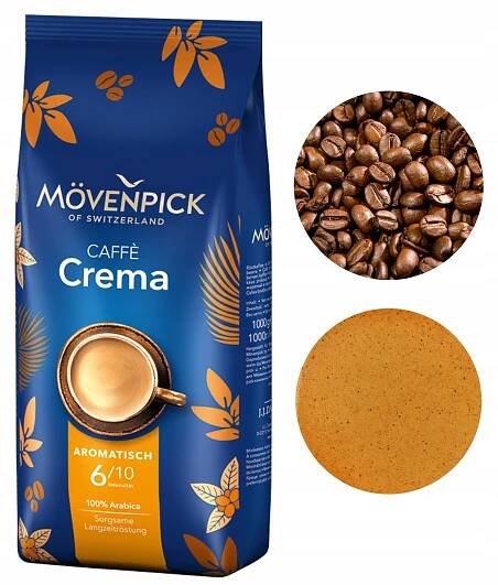 Movenpick Caffe Crema káva káva arabica intenzivní 1 kg