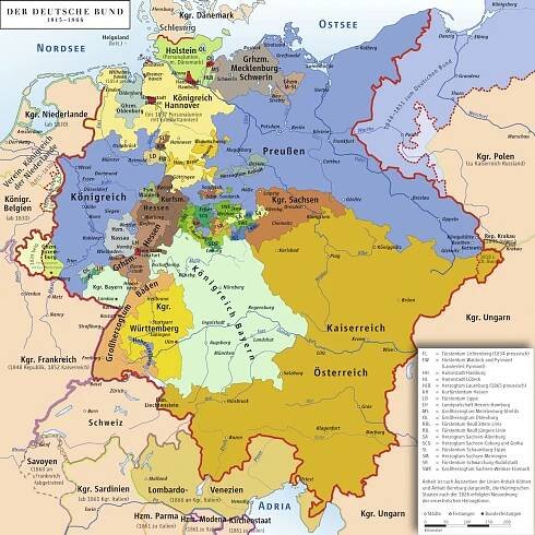 German Confederation - 1815-1870 