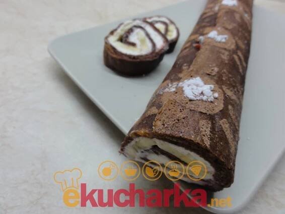 Kakaová roláda bez mouky video recept | Videokuchařka.cz