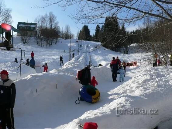 Vlek a Snowtubing pod VZ Bedřichov