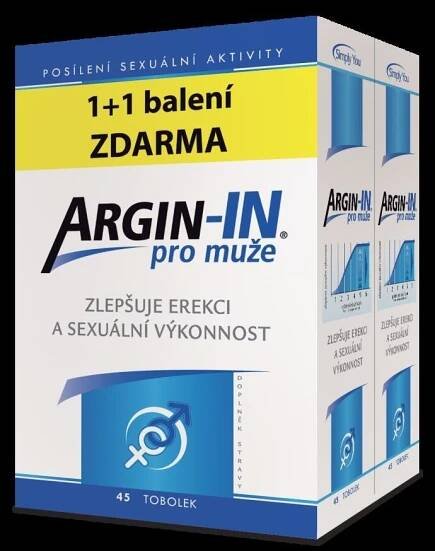 Argin-IN pro muže tob.45 + Argin-IN tob.45