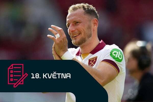 Denní menu: Coufalovo loučení, titul pro PSV, Piastri versus Max a důležitý zápas pro Slovensko