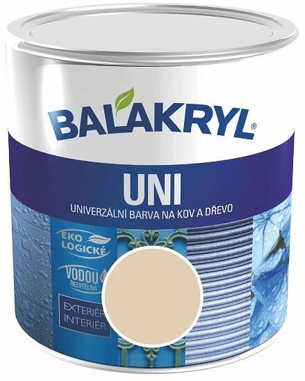 Balakryl UNI Barevný email slonová kost; matný; 700 g