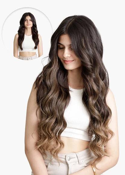 Ash Bronde Blend Seamless 7 Set Clip-in Extensions