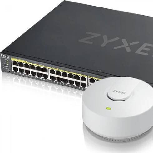Zyxel GS1920-48HPV2 52-port Gigabit WebManaged PoE Switch, 48x gigabit RJ45, 4x gigabit RJ45/SFP, 2x SFP, 375W pro PoE
