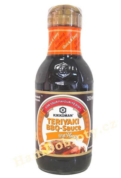 Teriyaki BBQ omáčka s medem KIKKOMAN 250ml