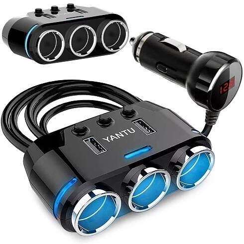 ROZBOČOVAČ PRO AUTO ZAPALOVAČ 3 x 12/24V + 2x USB
