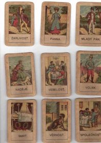 Kniha Staré vykládací karty | Antikvariát Beneš