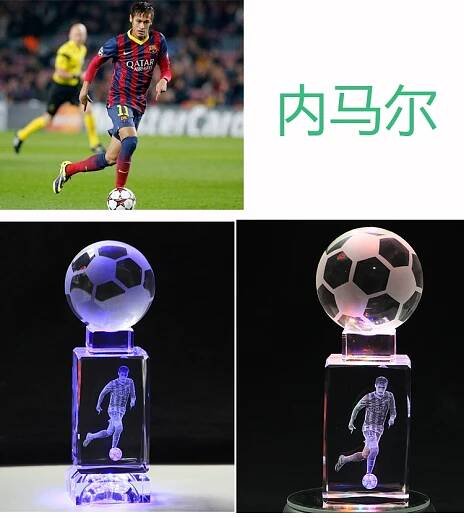 Figurky Barcelona Messi Neymar Ronaldo - Fotbalové suvenýry