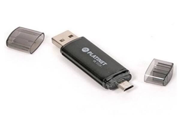 Dual Flash Disk USB + MicroUSB 32GB černá