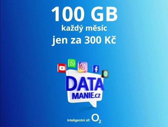 Nová originálně zabalená 5G SIM karta od O2 se 100 GB dat na 30 dní