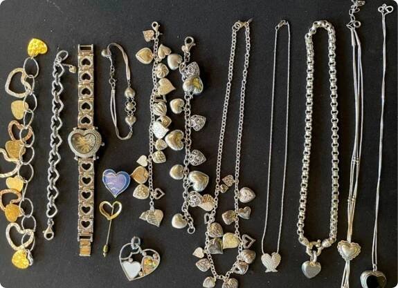 Heart Themed Jewelry Pack