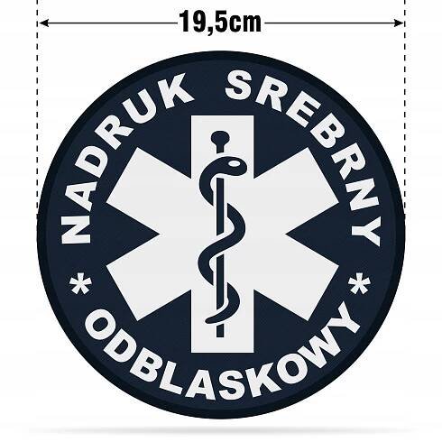 Velká reflexní nášivka ESKULAP 19,5cm tmavě modrá Druh náplast