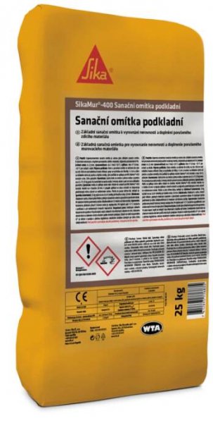 Omítka sanační podkladní SikaMur-400 25 kg