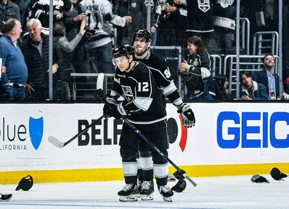 Trevor Moore Records Second Career Hat-Trick in Kings Win
