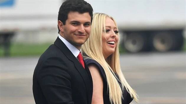 Michael Boulos a Tiffany Trumpová (Orlando, 18. června 2019)