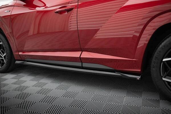 Prahové lišty Hyundai Tucson N-Line Mk4 černý lesklý plast | TuningStyle.cz