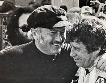 Colin Chapman and Mario Andretti