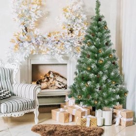 Umělý vánoční stromeček 150 cm zasněžený