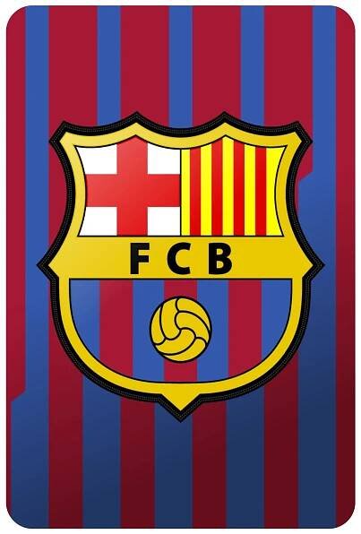 Textilní samolepka na zeď "FC Barcelona"