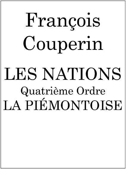 Les nations (Couperin, François) – IMSLP