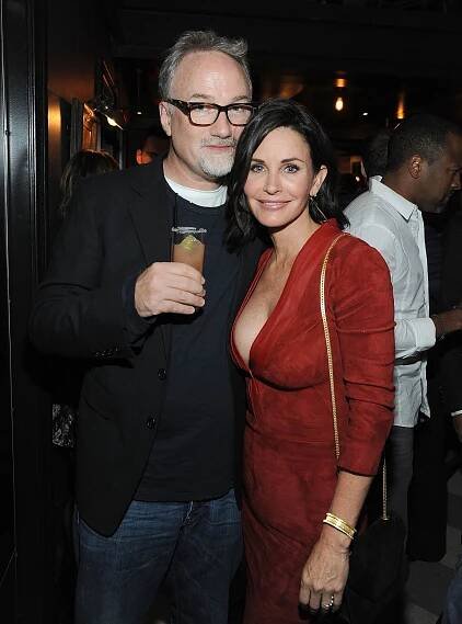 David Fincher and Courteney Cox at an event for Just Before I Go (2014)