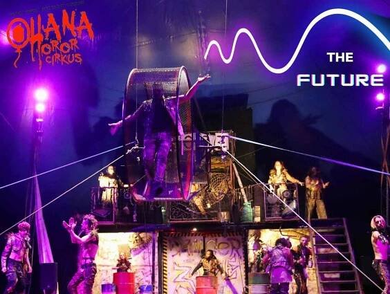 První český hororový cirkus Ohana bude hostovat v Táboře a v Českých Budějovicích se svou novou show The Future.