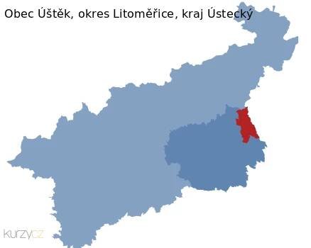 Úštěk v kraji Ústecký