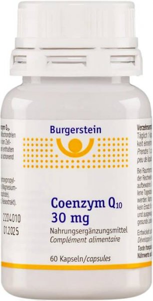 Burgerstein Koenzym Q10 (30 mg) - 60 kapslí