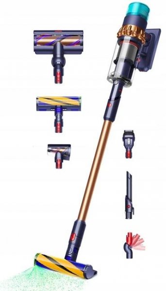 Tyčový vysavač Dyson Gen5detect Absolute světle modrá pruský/měď