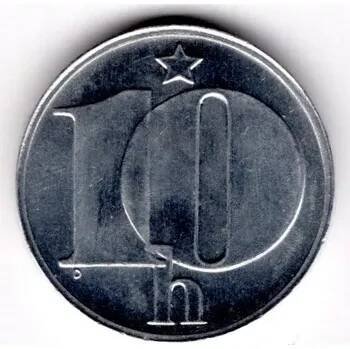 ČESKOSLOVENSKO. 10 haléřů 1985.