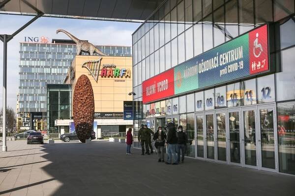 Foto: Národní očkovací centrum se otvírá. Podívejte se, jak to uvnitř vypadá