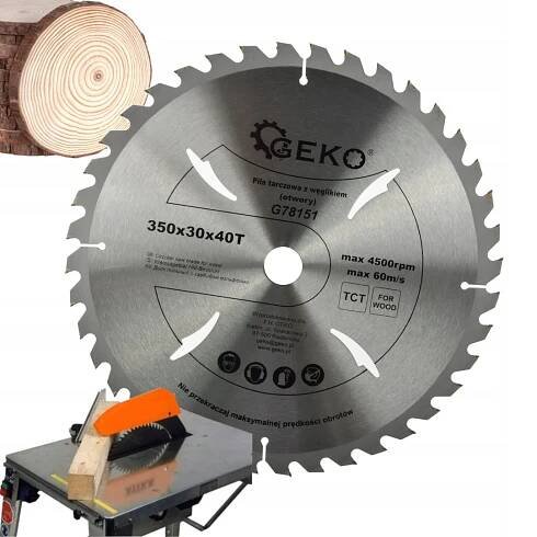 Kotouč na dřevo Vidlicová kotoučová pila na řezání dřeva 350x30x40T UHLÍK