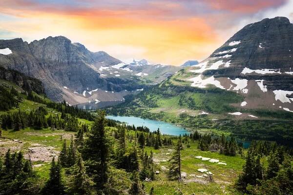národní park glacier, montana, spojené státy americké - montana - stock snímky, obrázky a fotky