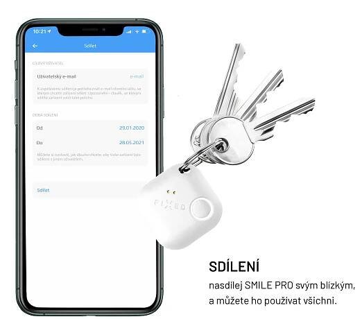 Smart tracker FIXED Smile PRO, bílý