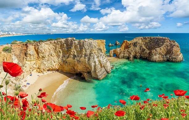 Pobřeží Atlantiku v Algarve