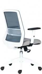 Kancelářská židle NOVELLO WHITE-GREY
