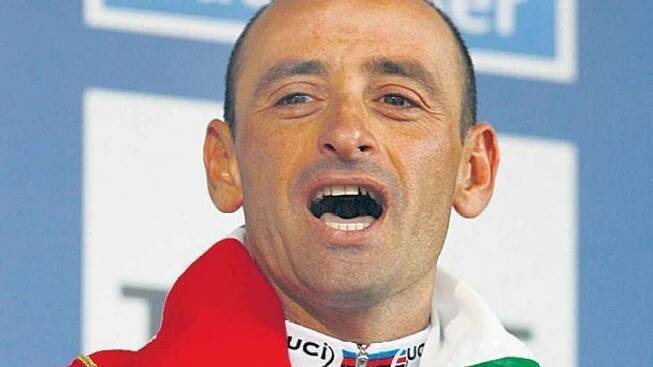 Italský cyklista Paolo Bettini.
