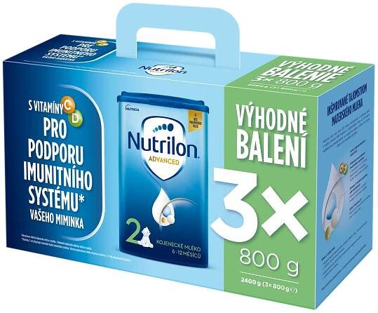 Nutrilon 2 Advanced 3x800g - Kojenecké mléko pro zdravý vývoj