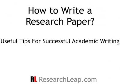 Tips on writing a Research Paper -How to write a Research Paper