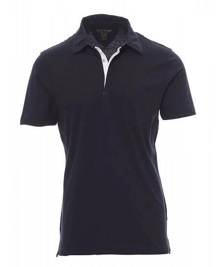 Pánské tričko PAYPER CHIC polokošile pánská krátký rukáv - NAVY XXXL
