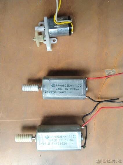 Elektromotorky 9 a 12 V
