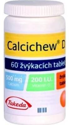 CALCICHEW D3 POR 500MG/200IU TBL MND 60