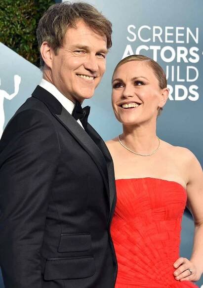 Stephen Moyer and Anna Paquin attend the 26th Annual Screen Actors'Â Guild Awards on January 19, 2020 in Los Angeles, California. 