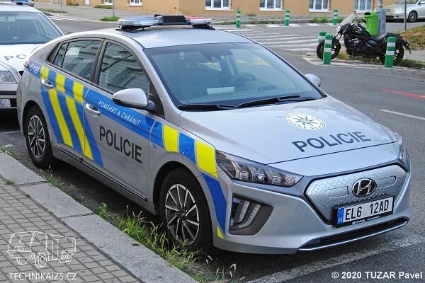PČR - MO Pankrác - Hyundai Ioniq - TECHNIKAIZS.cz