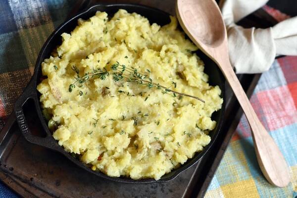 lightened up vegan shepherd's pie 