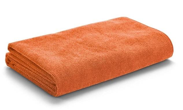 CALIFORNIA. Plážový ručník z mikrovlákna (250 g/m2) - oranžová