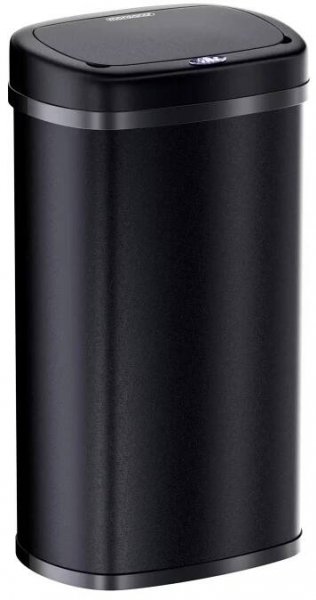 Monzana Bezdotykový hranatý odpadkový koš s USB 50 l 109906 černý od 1 385 Kč