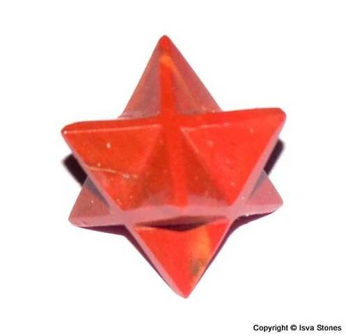 Red Jasper Merkaba Crystal Star