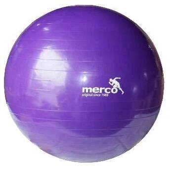 Merco original since 1988 Gymball gymnastický míč Merco 55cm fialový Cena za odběr více kusů: 11 a více kusů